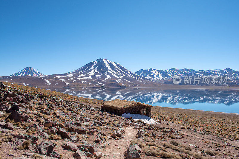 智利安托万法加斯塔地区的圣佩德罗・德・阿塔卡马(Lagunas Miscanti和迷你)